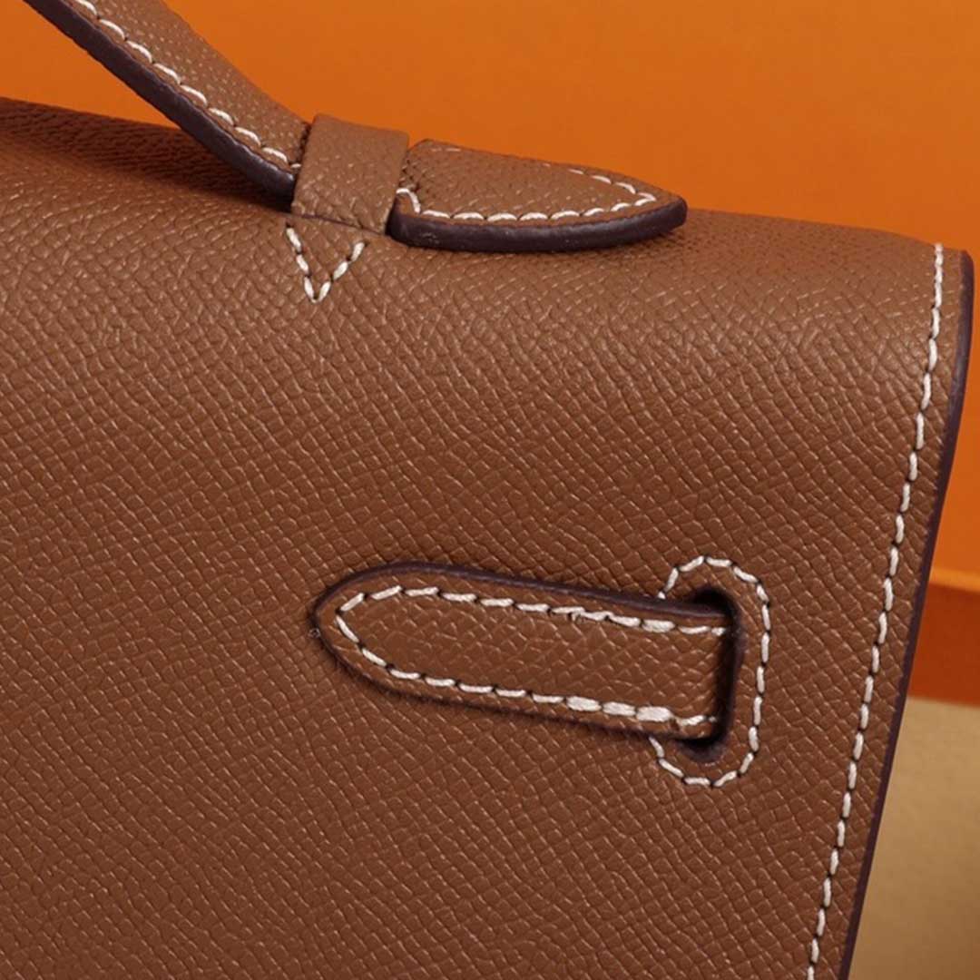 Replica Hermes Aaa-Kelly Cut Pochette Black/Brown/Blue