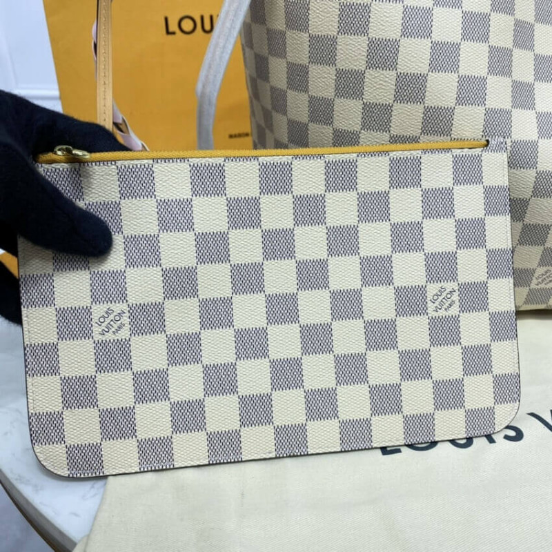Replica Louis Vuitton Damier Azur Neverfull Mm N50047