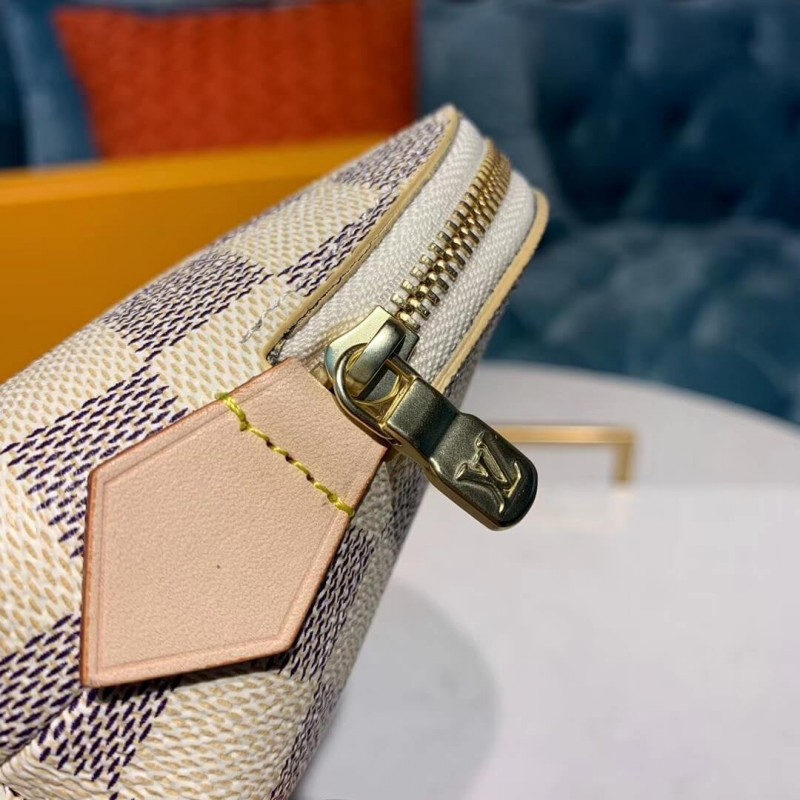 Replica Louis Vuitton Damier Azur Cosmetic Pouch N60024