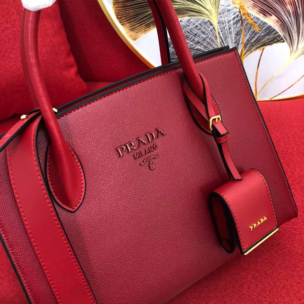 Replica Prada Medium Saffiano Leather Monochrome Bag 1Ba155(66158)