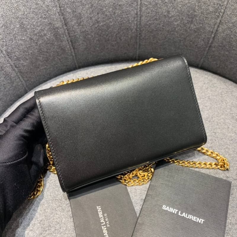 Replica Saint Laurent Smooth Calfskin Small Classic Monogram Kate Tassel Satchel 354120