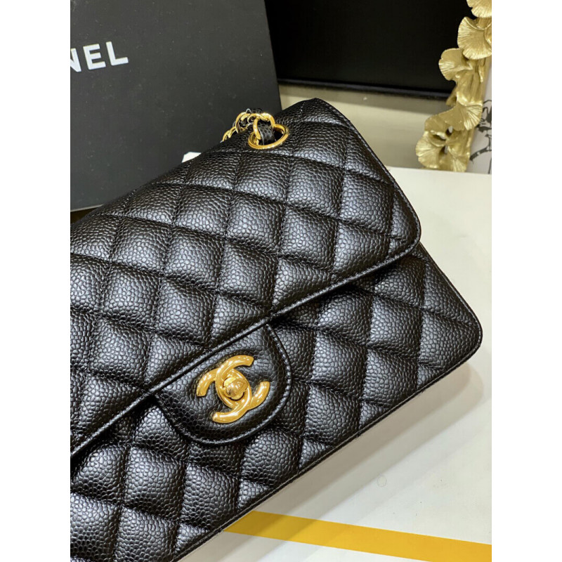 Replica Chanel Small Classic Double Flap Bag A01113 Caviar Calfskin