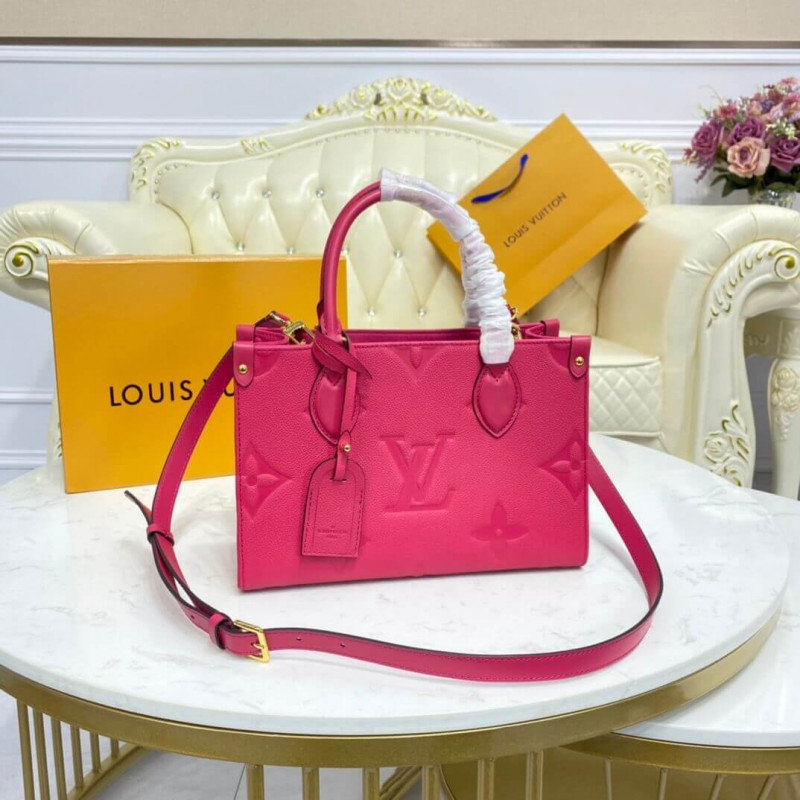 Replica Louis Vuitton Monogram Empreinte Leather Onthego Pm M45660