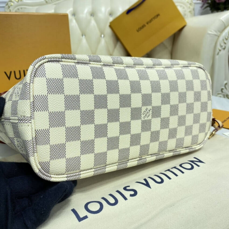 Replica Louis Vuitton Damier Azur Neverfull Pm N41362