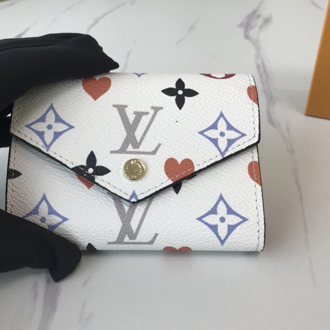 Replica Louis Vuitton Aaa-Game On Zoe Wallet M41938 Black/White