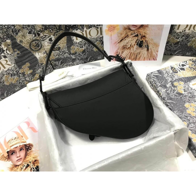 Replica Christian Dior Saddle Bag In Ultramatte Calfskin M0446