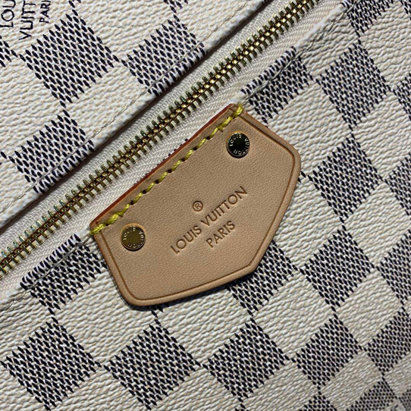 Replica Louis Vuitton Damier Azur Canvas Iena Mm N44040