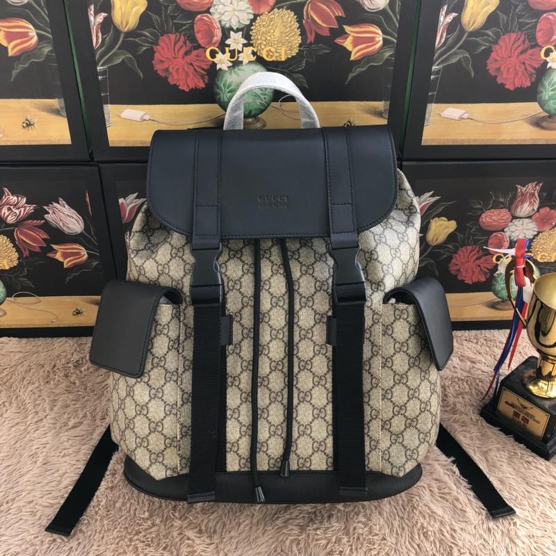 Replica Gucci Aaa-Black Motif Backpack