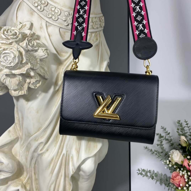 Replica Louis Vuitton Wide Embroidered Strap Twist Pm M57049