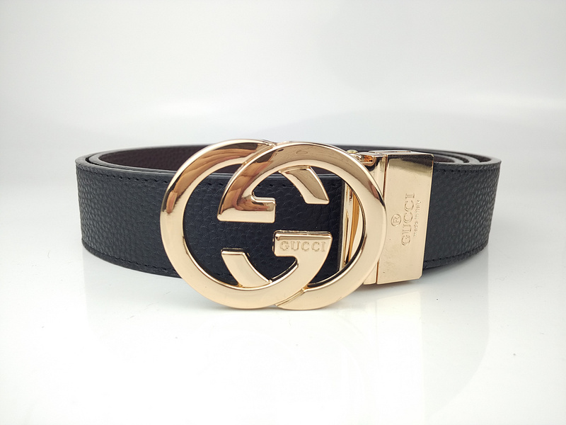 Replica Gucci Belt G334-75 Gold 34Mm