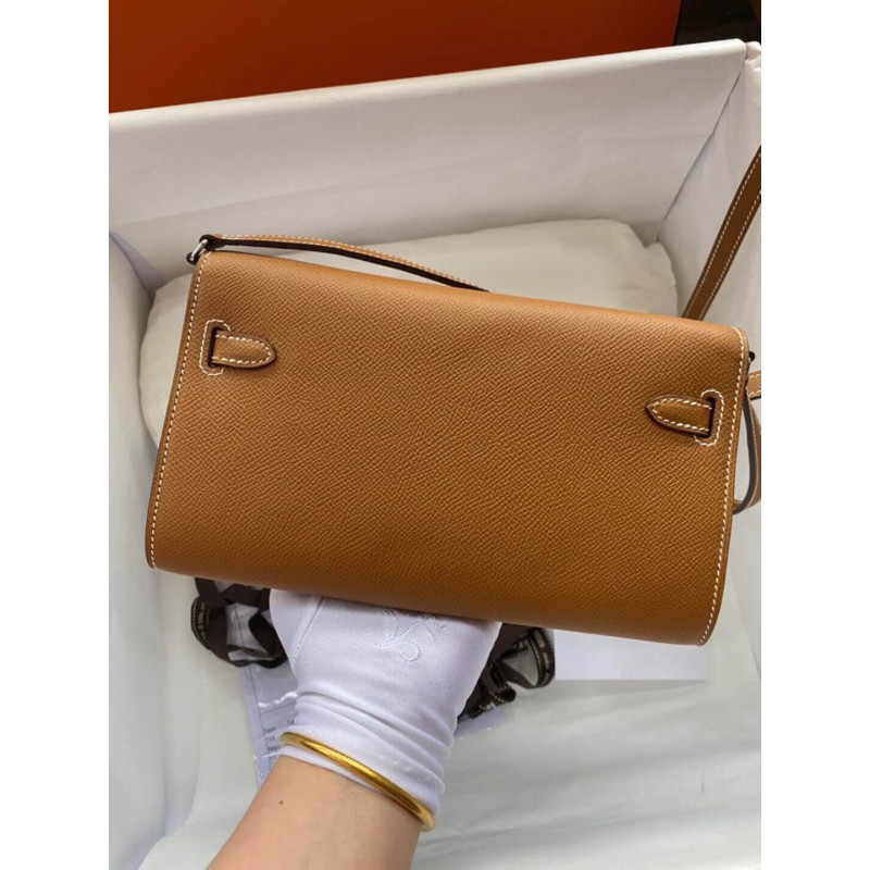 Replica Hermes Kelly Wallet To Go Woc 499041 Brown