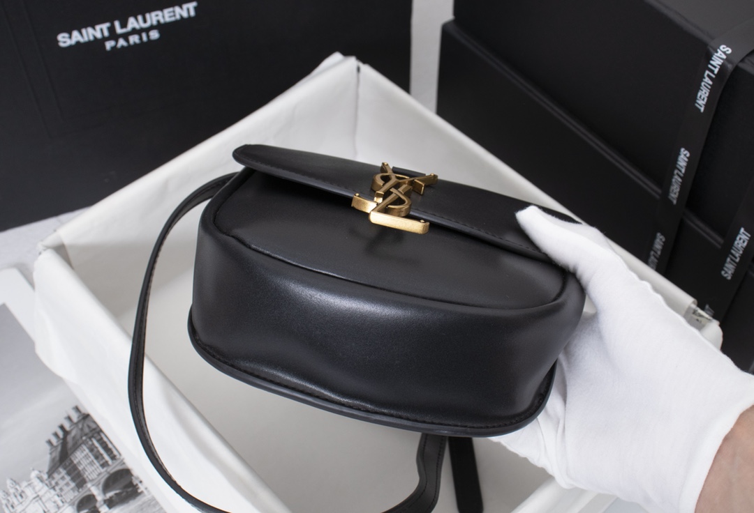 Replica Ysl Kaia Small Satchel In Smooth Leather