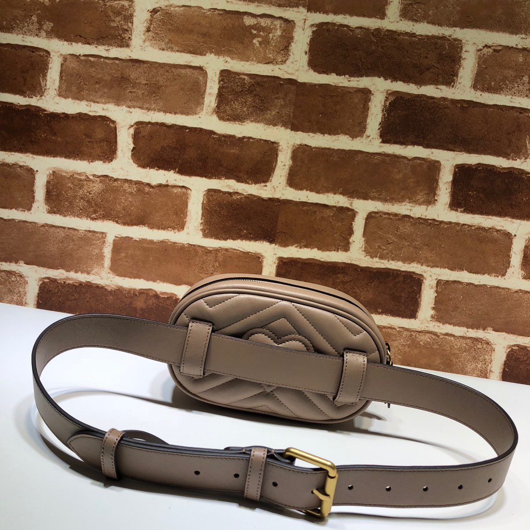Replica Gucci Marmont Matelasse Leather Belt Bag 476434