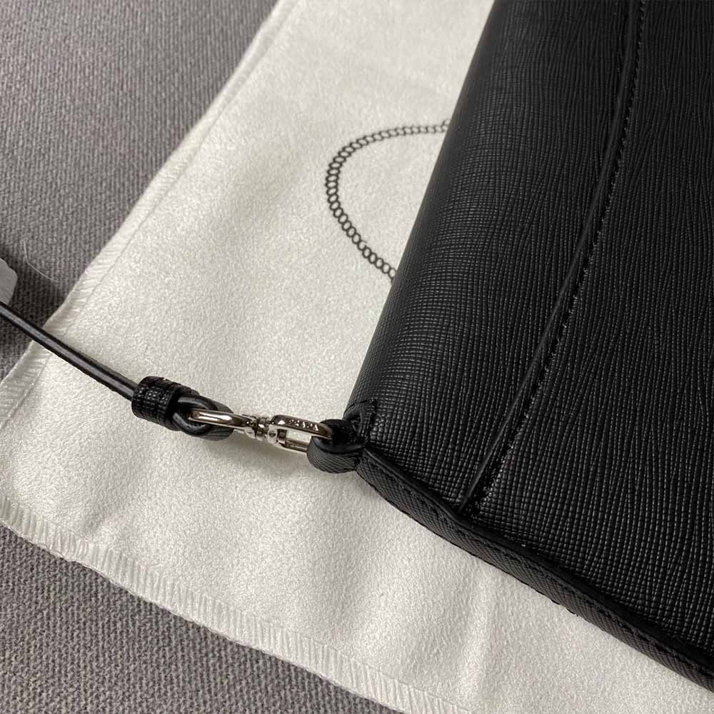 Replica Prada Saffiano Leather Mini Pouch