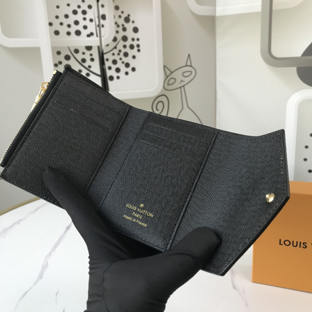 Replica Louis Vuitton Aaa-Game On Zoe Wallet M41938 Black/White