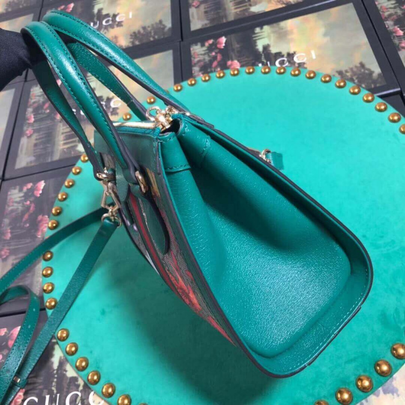 Replica Gucci Ophidia Gg Flora Small Tote Bag 547551