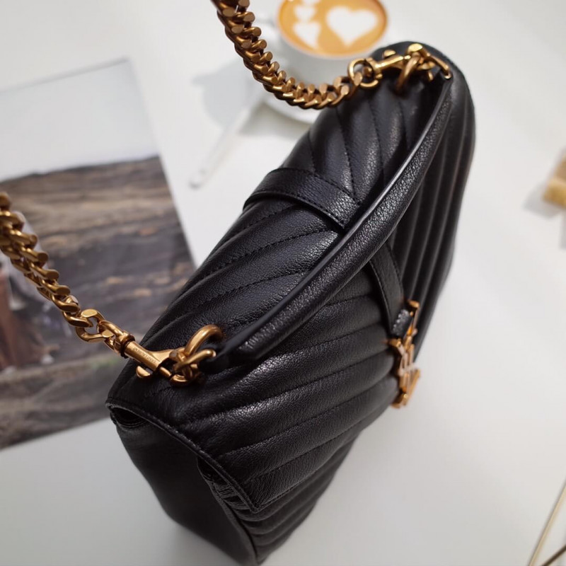 Replica Saint Laurent Medium College Bag 392737 Black