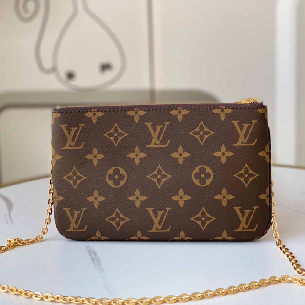 Replica Louis Vuitton Double Zip Pochette N60254