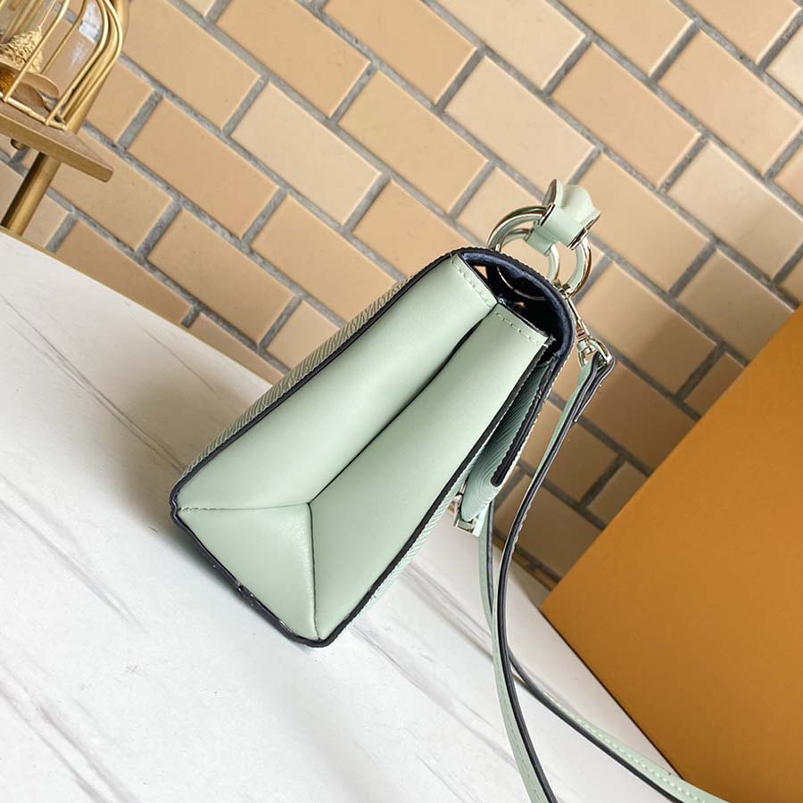 Replica Louis Vuitton Pochette Grenelle Black/White/Green