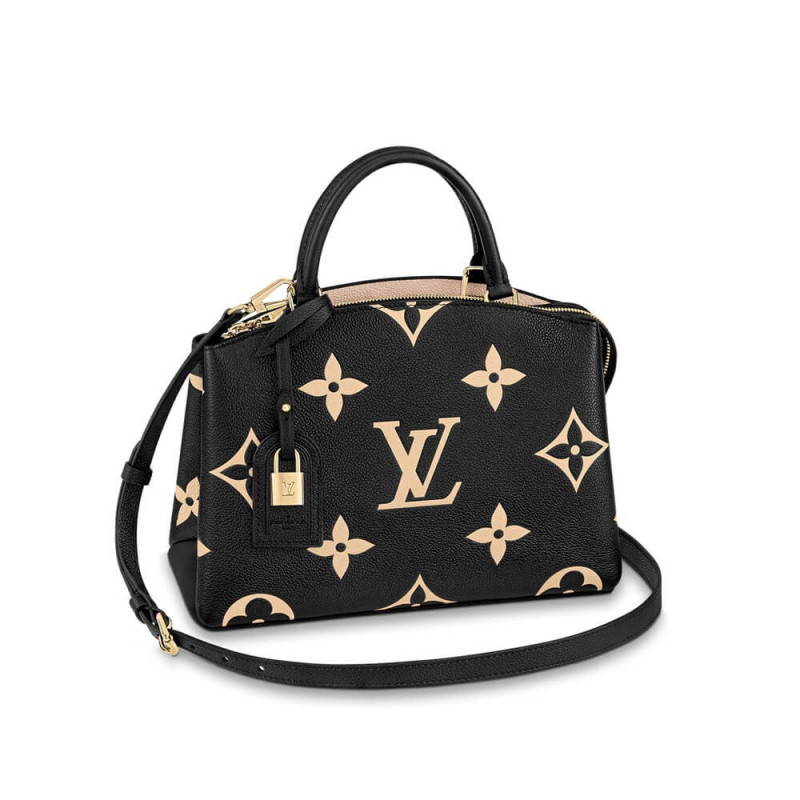 Replica Louis Vuitton Bicolor Monogram Empreinte Leather Petit Palais M58913