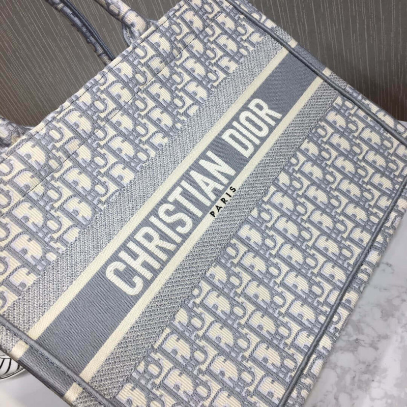 Replica Christian Dior Small Book Tote Oblique M1296