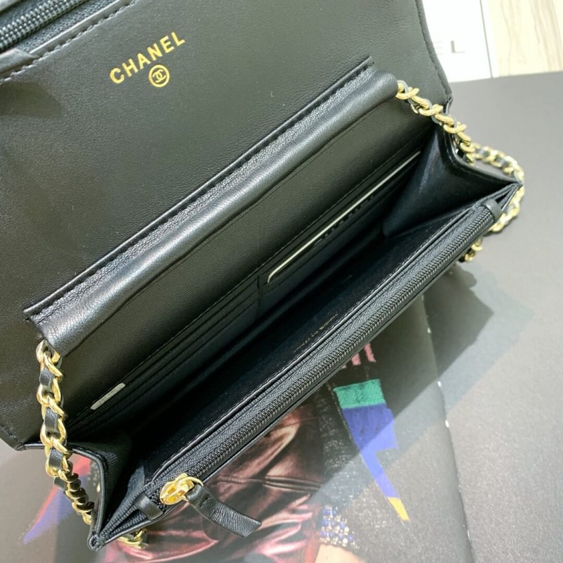 Replica Chanel Lambskin Chain Bag 86058