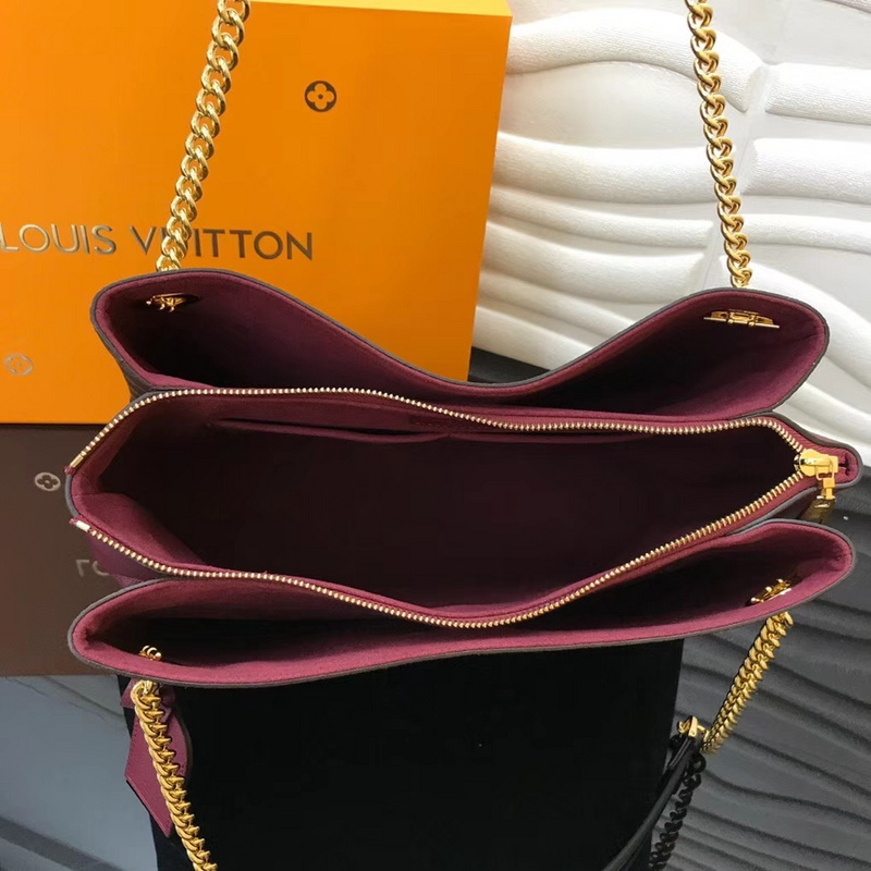 Replica Louis Vuitton Surene Mm-M43864 Wine Red 36Cm