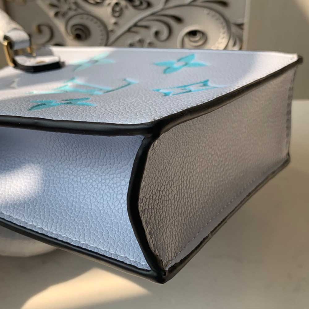 Replica Louis Vuitton Petit Sac Plat M80449 Blue/Pink/Beige