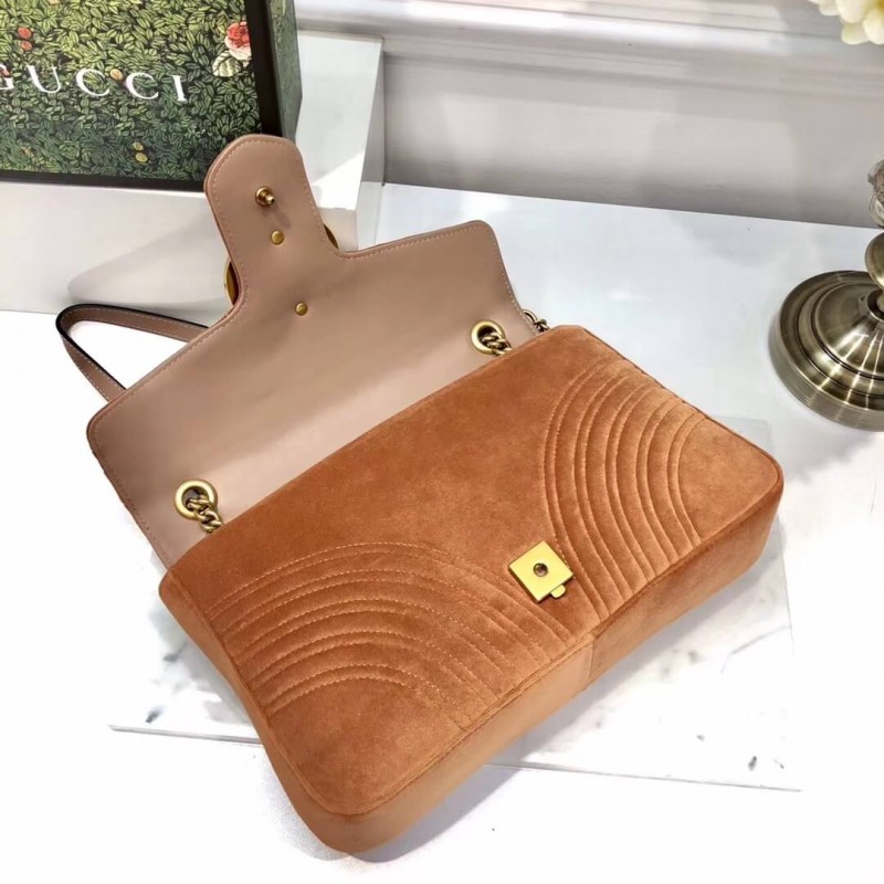 Replica Gucci Gg Marmont Medium Velvet Shoulder Bag 443496
