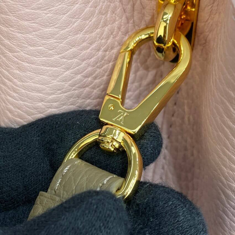 Replica Louis Vuitton Capucines Bb M59061 Rose/Beige
