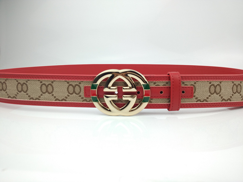 Replica Gucci Belt G299-75 Red 38Mm