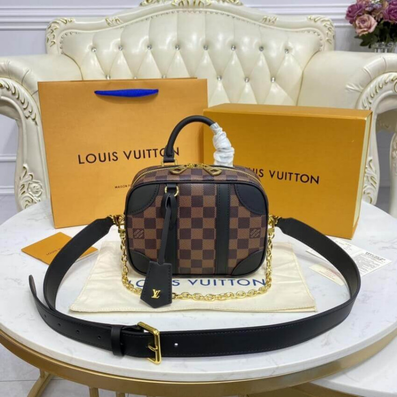 Replica Louis Vuitton Damier Azur Valisette Souple Bb N50063