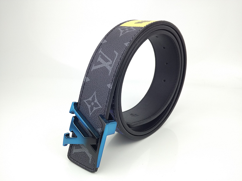 Replica Louis Vuitton Belt L192-80 38Mm Blue