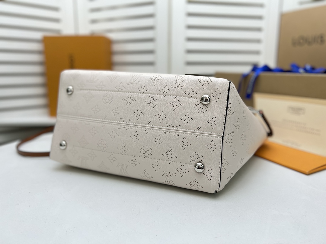 Replica Louis Vuitton Hina Mm- Black/Beige/Pink/White