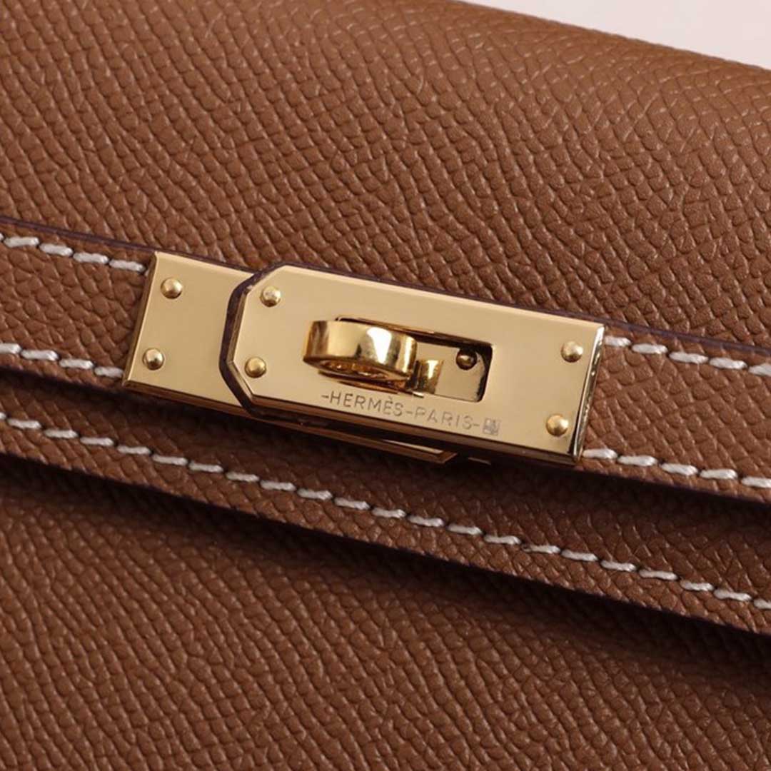 Replica Hermes Aaa-Kelly Cut Pochette Black/Brown/Blue