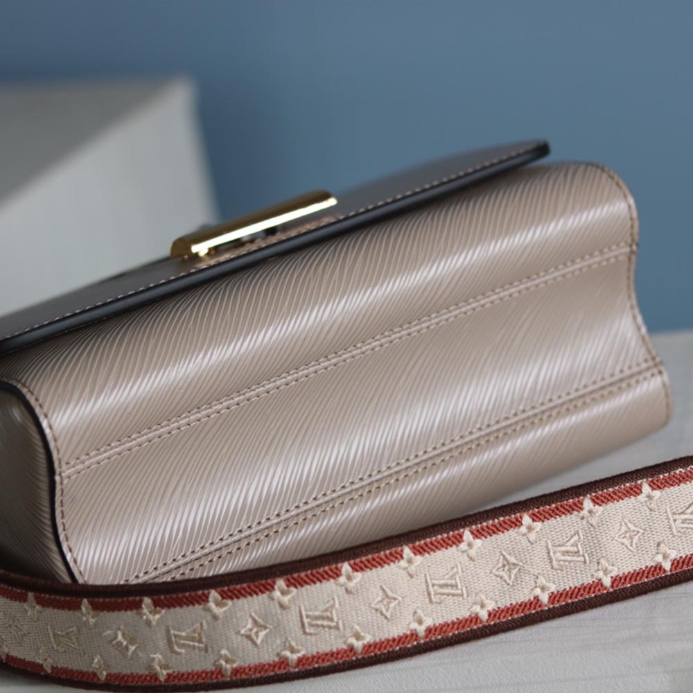 Replica Louis Vuitton Twist Mm M57050 Beige/Black/Pink