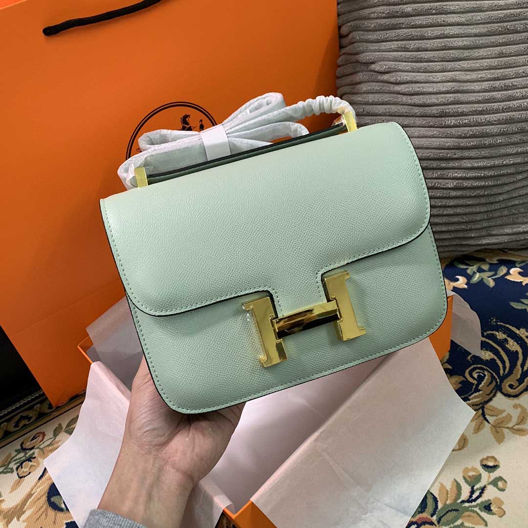 Replica Hermes Aaa-Constance Handbag 24Cm 19Cm Black/White/Pink