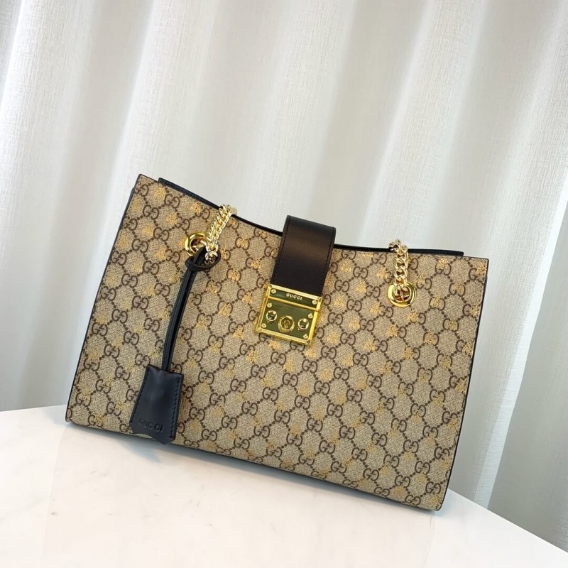 Replica Gucci Padlock Gg Supreme Bees Medium Shoulder Bag 479197