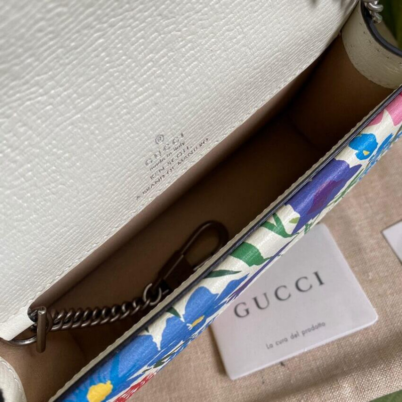 Replica Gucci Dionysus Ken Scott Print Super Mini Bag 476432 Ivory