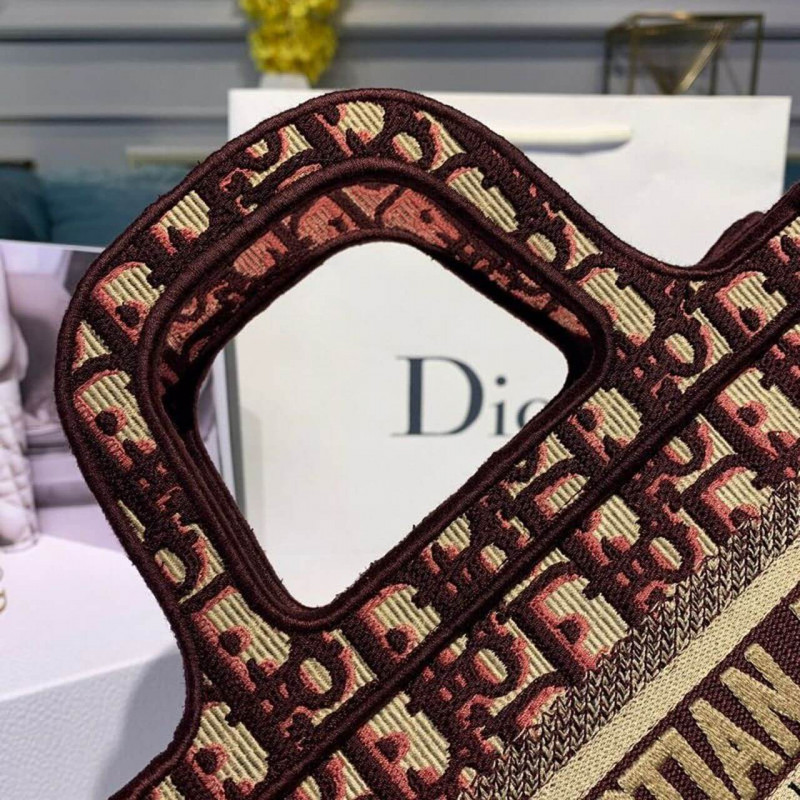 Replica Christian Dior Oblique Mini Book Tote M1271