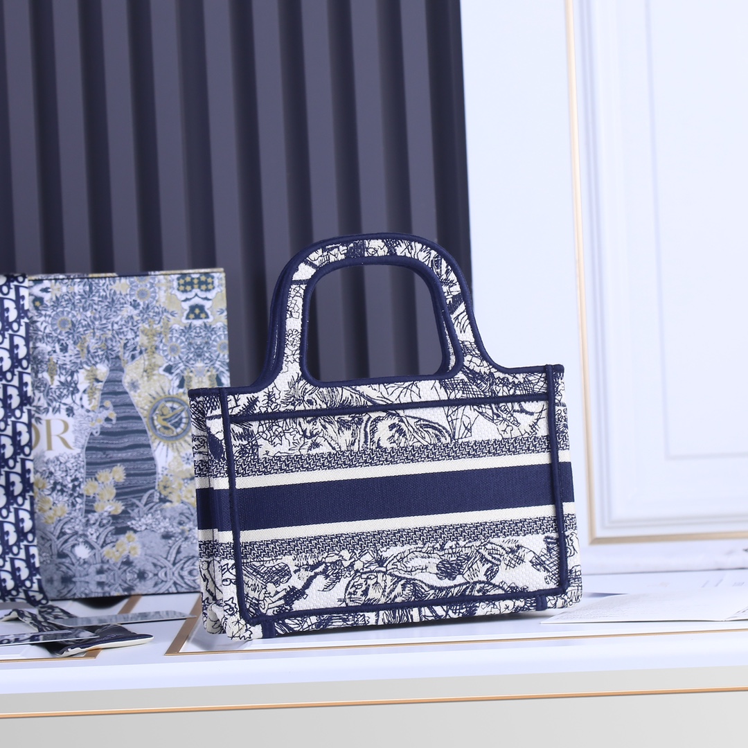 Replica Dior Toile De Jouy Mini Book Tote