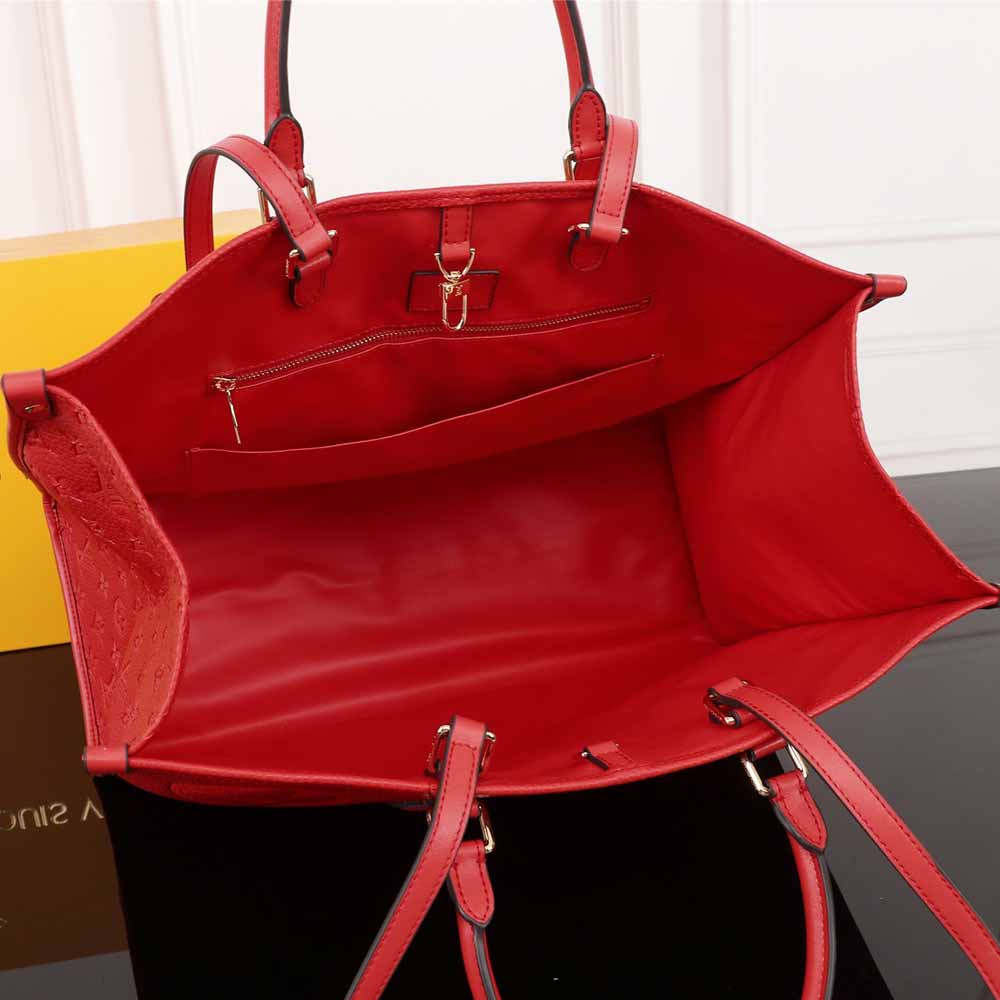 Replica Louis Vuitton Onthego Gm-M45320 41Cm Blk/Blue/Red