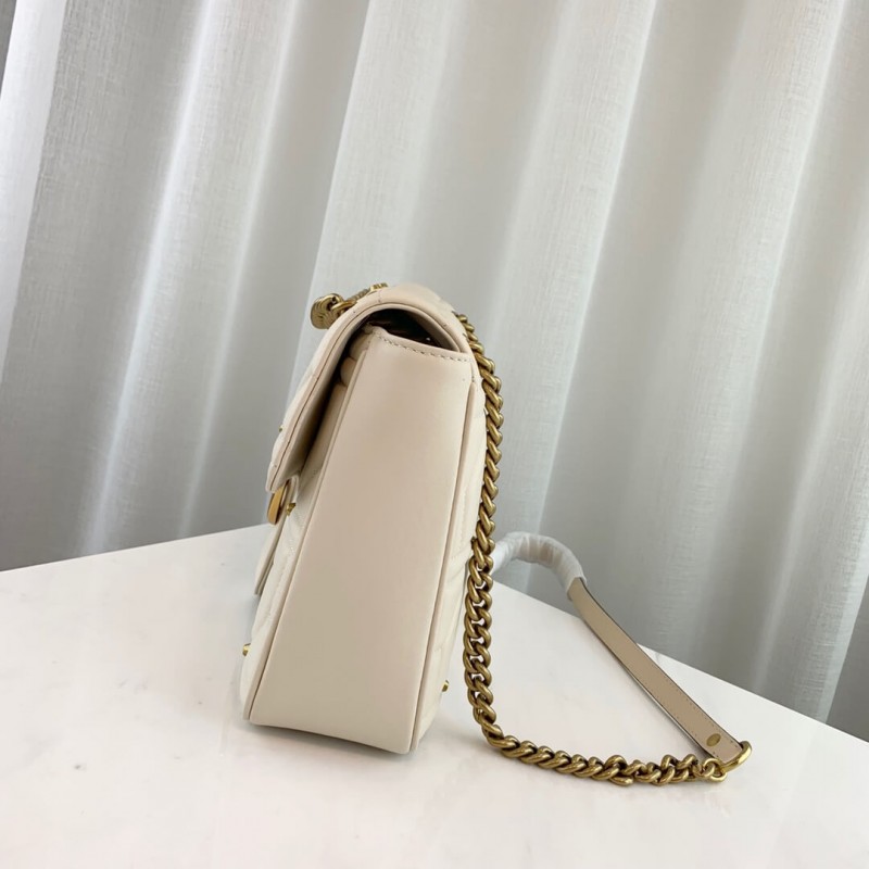 Replica Gucci Gg Marmont Matelasse Shoulder Bag With Studs 443496