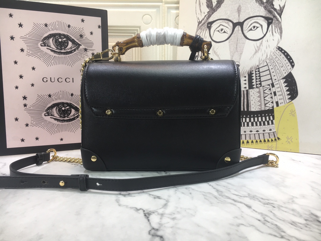 Replica Gucci Padlock Small Bamboo Shoulder Bag 603221