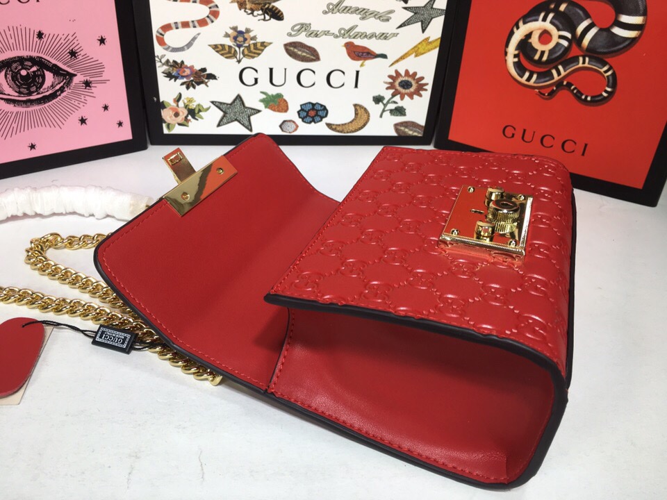 Replica Gucci Padlock Small Signature Shoulder Bag 409487