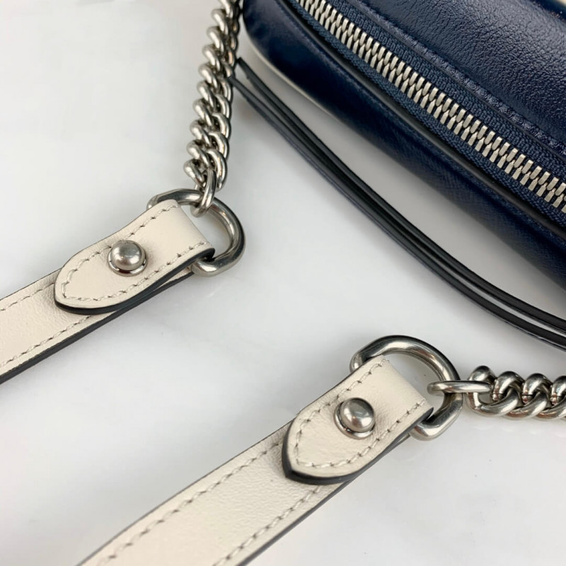 Replica Gucci Gg Marmont Matelasse Mini Bag 448065 Blue