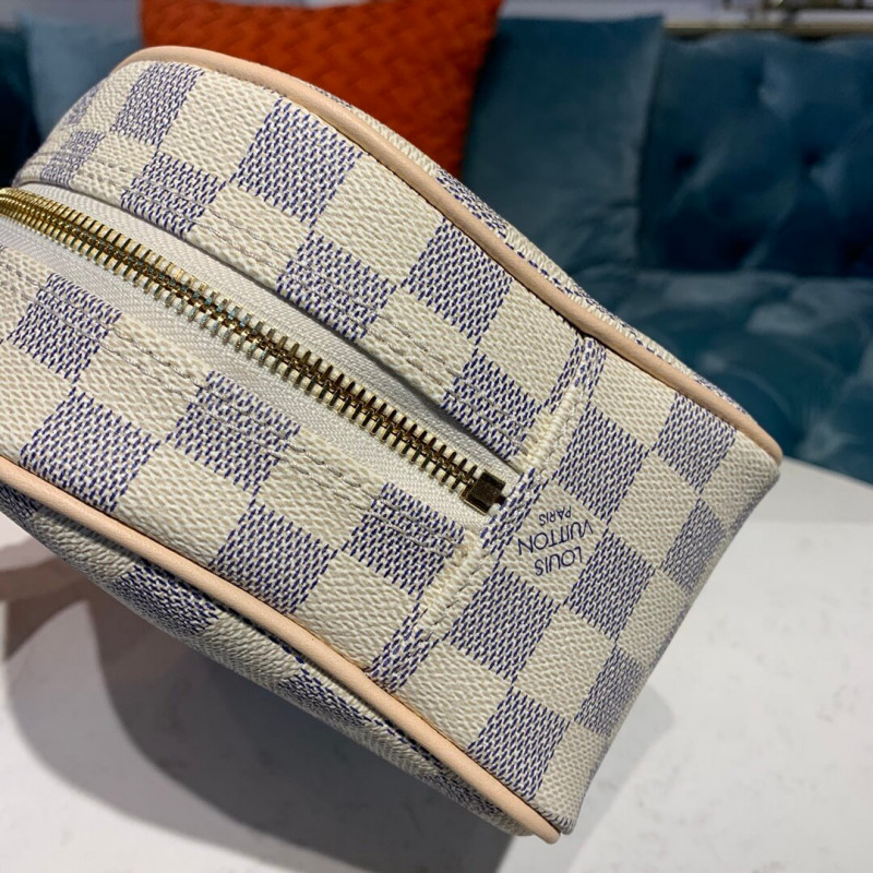 Replica Louis Vuitton Damier Azur Canvas Toiletry Bag 25 N41420