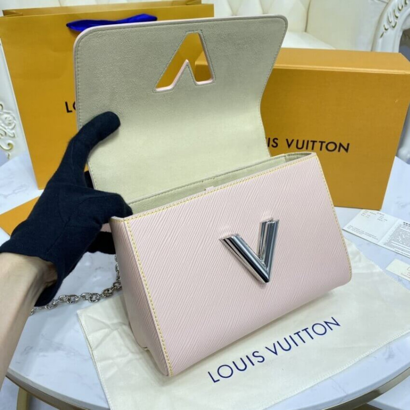 Replica Louis Vuitton Epi Leather Twist Mm M50282 Rose Ballerine
