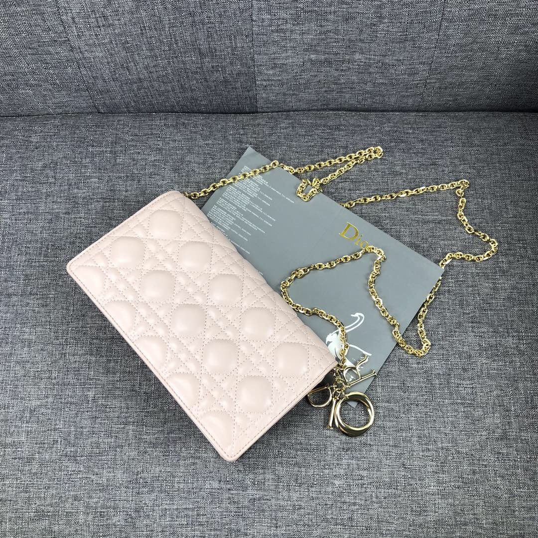 Replica Dior Lady Pouch Black/Pink