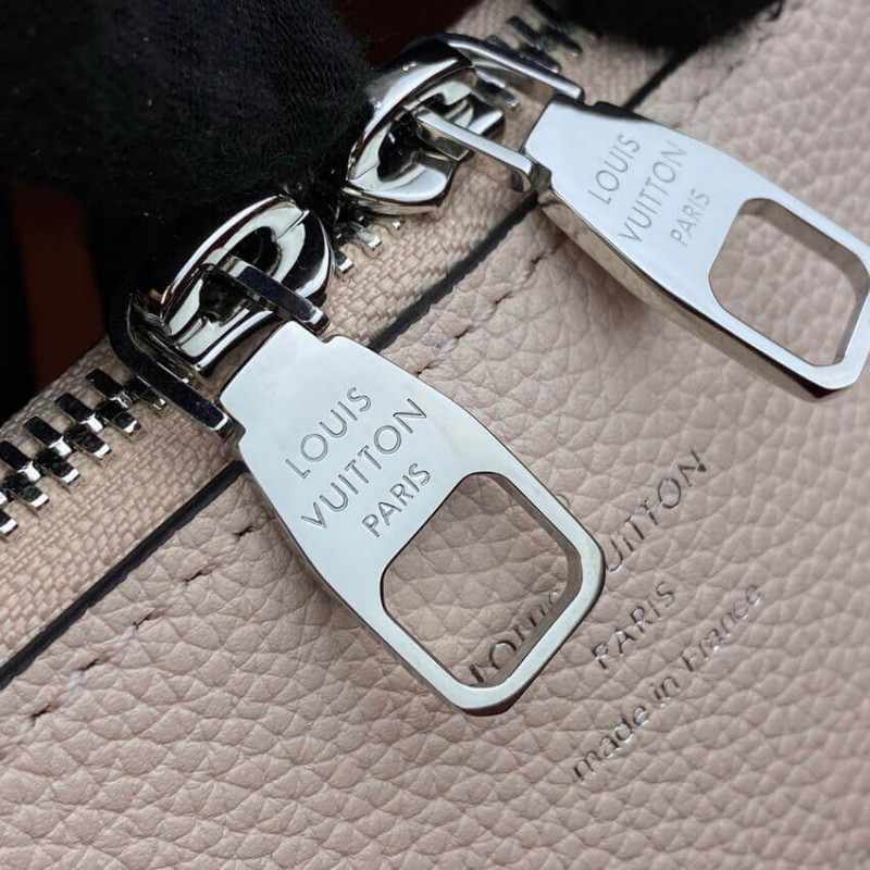 Replica Louis Vuitton Mahina Calf Leather Bella Tote M59203 Cream